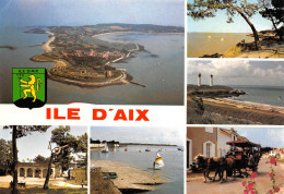 ILE D' AIX  Multivue Aérienne  3 (scan Recto Verso)MF2764UND - Fouras-les-Bains