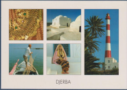 Djerba, Multivues, Phare, Femme, Bijoux, Pêche, Monument, Avec Timbres Non Oblitéré - Tunesien