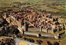 CARCASSONNE  Vue Générale Par Avion De La Cité Médiévale  25 (scan Recto Verso)MF2766UND - Carcassonne