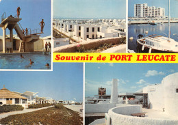 Souvenir De PORT LEUCATE Les Carrats Le Kyklos Le Port Et La Piscine    35 (scan Recto Verso)MF2766UND - Leucate