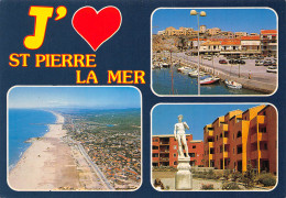 11 Aude SAINT PIERRE SUR MER NARBONNE PLAGE J'aime  4 (scan Recto Verso)MF2766VIC - Narbonne