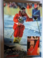 CP - Ski Candice Gilg Championne Du Monde 1995 Rossignol - Deportes De Invierno