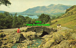 R582151 The English Lakes. Ashness Bridge And Derwentwater. Sanderson And Dixon. - Welt