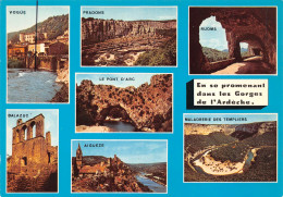 07  Les Gorges De L' Ardèche  Multivue  11 (scan Recto Verso)MF2769BIS - Ruoms