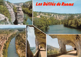 07  Les Gorges De L' Ardèche Les Défilés De RUOMS  16 (scan Recto Verso)MF2769BIS - Ruoms