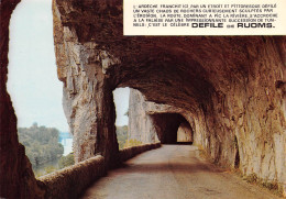 07  Les Gorges De L' Ardèche Le Défilé De RUOMS Les Tunnels  18 (scan Recto Verso)MF2769BIS - Ruoms