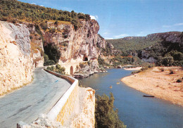 07  Les Gorges De L' Ardèche Le Tunnel La Route En Bordure De La Rivière 22 (scan Recto Verso)MF2769BIS - Ruoms