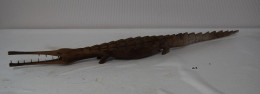 E1 Décoration En Bois - Alligator - Crocodile - Belle Pièce - Art Nouveau / Art Déco