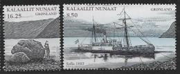 Groënland 2008 N° 498/499 Neufs Expédition De Nordenskjöld  Avec Bateau - Unused Stamps