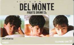 Japan: NTT/KDD - 110-24456 Del Monte Fruits Drinks - Giappone