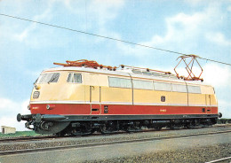 TRAIN Chemin De Fer Locomotive BAUREIHE 103 BAUJAHR   54 (scan Recto Verso)MF2770BIS - Trains