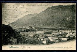 00005 Bellinzona - Veduta Generale - Inizio Secolo - Bellinzone