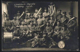 AK Triberg, Landsturm-Kapelle Mit Instrumenten 1915  - Triberg