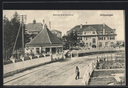 AK Göppingen, Bezirks-Krankenhaus Mit Strassenpartie  - Göppingen