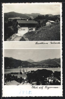 AK Tegernsee, Landhaus Erhard, Blick Auf Den See  - Tegernsee