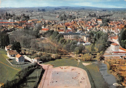 71 CHAROLLES Vue Générale Aérienneet Le Stade  39 (scan Recto Verso)MF2771BIS - Charolles