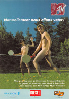 MTV Europe Music Awards 2000 Naturistes Pub Publicite  60 (scan Recto Verso)MF2771BIS - Publicidad