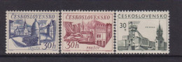 CZECHOSLOVAKIA  - 1967 Towns Set Never Hinged Mint - Unused Stamps