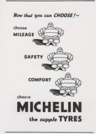 MICHELIN BIBENDUM SECURITE ET CONFORT - Carte Postale 10 X 15 Cm - CPM - Sonstige & Ohne Zuordnung