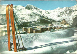 Oropa (Biella) Santuario, Panorama Invernale, View Of The Sanctuary In Winter, Vue Du Sanctuaire En Hiver - Biella