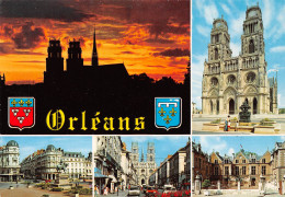 ORLEANS Multivue Du Vieil Orléans Coucher De Soleil  26 (scan Recto Verso)MF2772BIS - Orleans