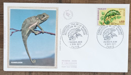 FDC 1971 - YT N°1692 - PROTECTION DE LA NATURE / CAMELEON - PARIS - 1970-1979