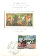 HOMMAGE AU PEINTRE TOMAS DIVI à CHATEAUDUN 1984 - Commemorative Postmarks