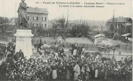 C/276                 02   Villers Cotterets    -    équipage Meunier  -   La Curée à La Statue Alexandre Dumas - Villers Cotterets