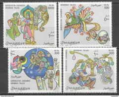 Nw1474 1997 Somalia Arabian Tales Art #649-652 Michel 18 Euro Mnh - Sonstige & Ohne Zuordnung