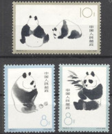 China 1963, Panda, 3val - Orsi