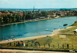 AUXONNE Vue Aerienne Sur La Plage 20(scan Recto Verso)MF2773 - Auxonne