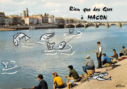 MACON  Que Des Gros à La  Pêches Miraculeuses  18  (scan Recto Verso)MF2773BIS - Macon