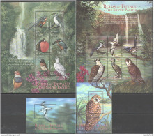 A1152 Tuvalu Fauna Birds Of Tuvalu & The South Pacific 2Bl+2Kb Mnh Stamps - Other & Unclassified