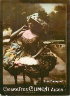 BEAUTE FEMININE D'AUTREFOIS  FEMME ELEGANTE  PUBLICITE TABACS ALGERIENS J.CLEMENT - Other & Unclassified