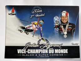 CP - Ski Julien Lizeroux Vice Champion Du Monde La Plagne 2009 - Sports D'hiver