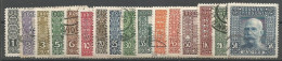 Bosnia Bosnien K.u.K. Austria Hungary Mi.45/60 Complete Set Used 1910 - Bosnie-Herzegovine