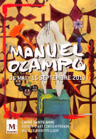 MONTPELLIER   Manuel Ocampo Carré Ste Anne Espace D'art Contemporain  2013 PUB PUBLICITE  61 (scan Recto Verso)MF2773VIC - Montpellier