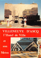 59 VILLENEUVE D'ASCQ La Place De L'hotel De Ville  8 (scan Recto Verso)MF2774BIS - Villeneuve D'Ascq