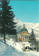 Oropa (Biella) Santuario, Chiesa Nuova In Inverno, Sanctuary, New Church In Winter, Sanctuaire, Eglise Neuve En Hiver - Biella