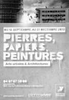 34 MONTPELLIER  2013 Rue BLAYAC Arts Urbains Et Architecture  Pierresvives  54 (scan Recto Verso)MF2774BIS - Montpellier