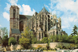 72 LE MANS La Cathédrale Vue Du Parking De La Place Des Jacobins  37 (scan Recto Verso)MF2774TER - Le Mans