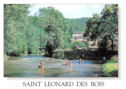 72 SAINT LEONARD DES BOIS Baignade Sur Les Bords De La Sarthe  3 (scan Recto Verso)MF2774UND - Saint Leonard Des Bois