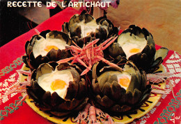 RECETTE De L'Artichaut Breton Aux Fruits De Mer à Chateaulin  60 (scan Recto Verso)MF2774UND - Recetas De Cocina