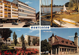 03 MONTLUCON  Esplanade L'ENET L'étang Et La Nouvelle Poste   5 (scan Recto Verso)MF2774VIC - Montlucon