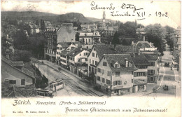 CPA Carte Postale Suisse Zurich Kreuzplatz  1902 VM80297 - Zürich