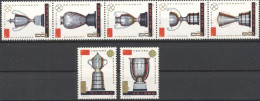 China 1981, Chinese Team's Victories At World Table Tennis Championships, 7val - Unused Stamps