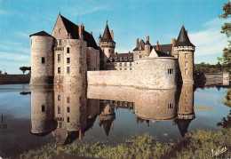 45 SULLY SUR LOIRE Le Chateau Forteresse Féodale Vue De L'ouest Et Reflet Dans La SANGE  15 (scan Recto Verso)MF2775TER - Sully Sur Loire