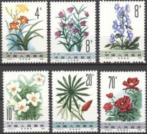 China 1982, Medicinal Plants, 6val - Neufs