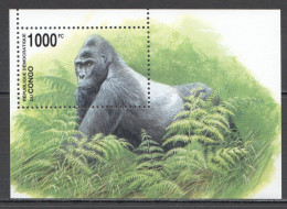 Wb352 Congo Fauna Wild Animals Monkeys Gorillas Bl Mnh - Otros & Sin Clasificación