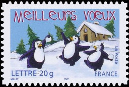 France 2005 Timbre Adhésif N°YT AD70 MNH ** Meilleurs Voeux Provenant Du Carnet N°YT BC67 - Nuevos